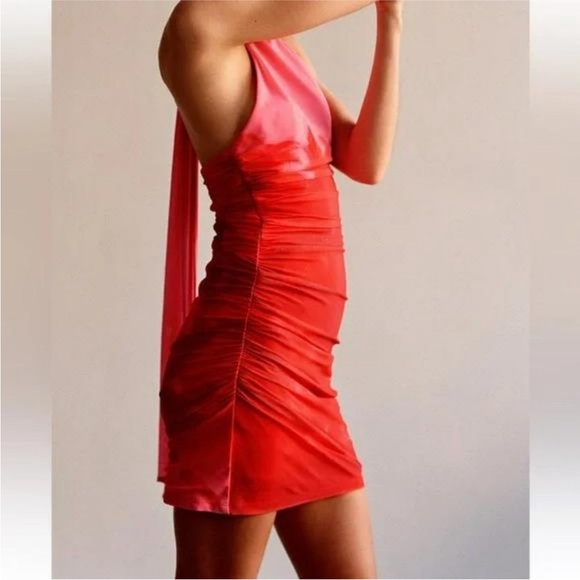 PRINTED TULLE DRESS - Picture 6 of 17